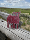 Maroon Show Calf- Georgia Peach Scented