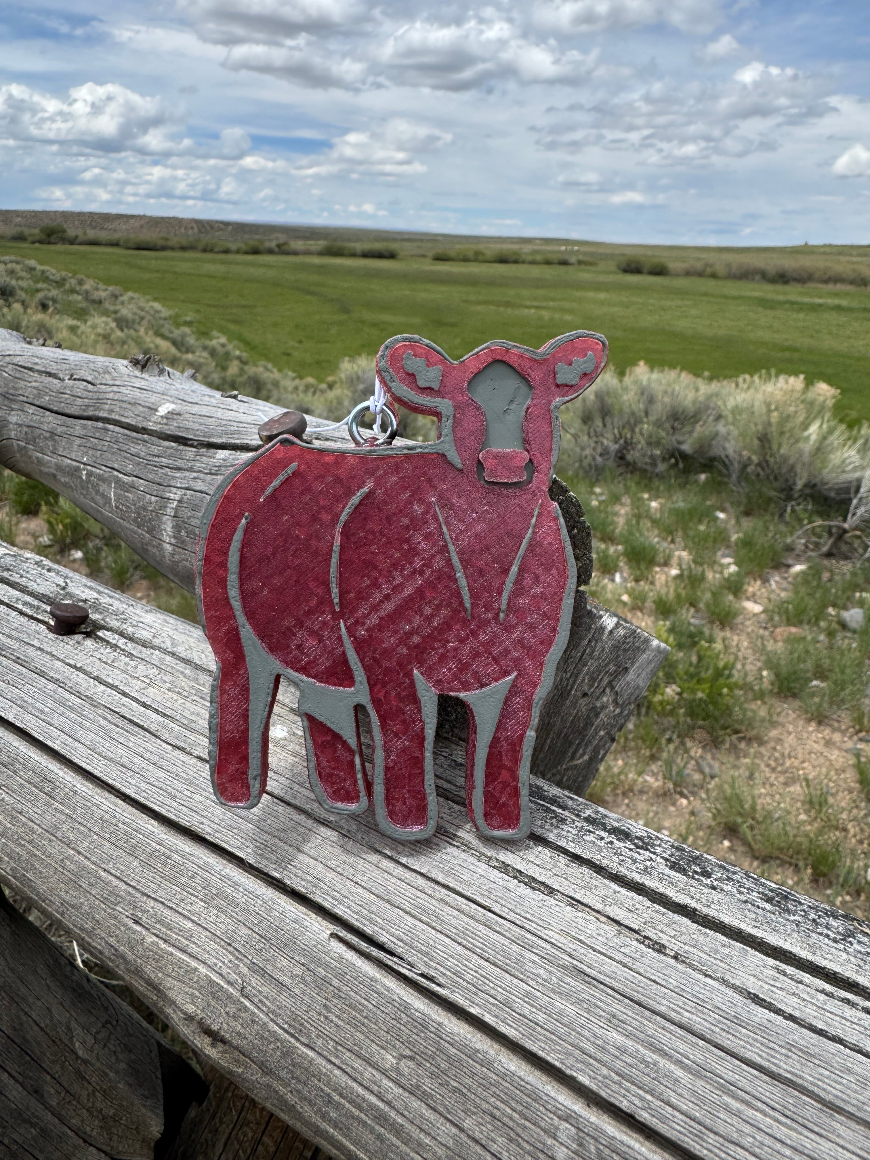 Maroon Show Calf- Georgia Peach Scented